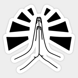 Prayer Hands Sticker